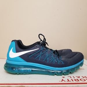 Nike Air Max 2015 Running Shoes Sneakers Dark Obsidian Blue Lagoon Men's Size 12